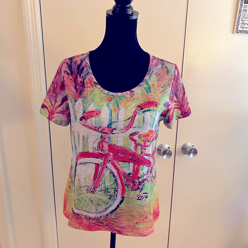 GUC Leoma Lovegrove “Pink Racers”  T-shirt